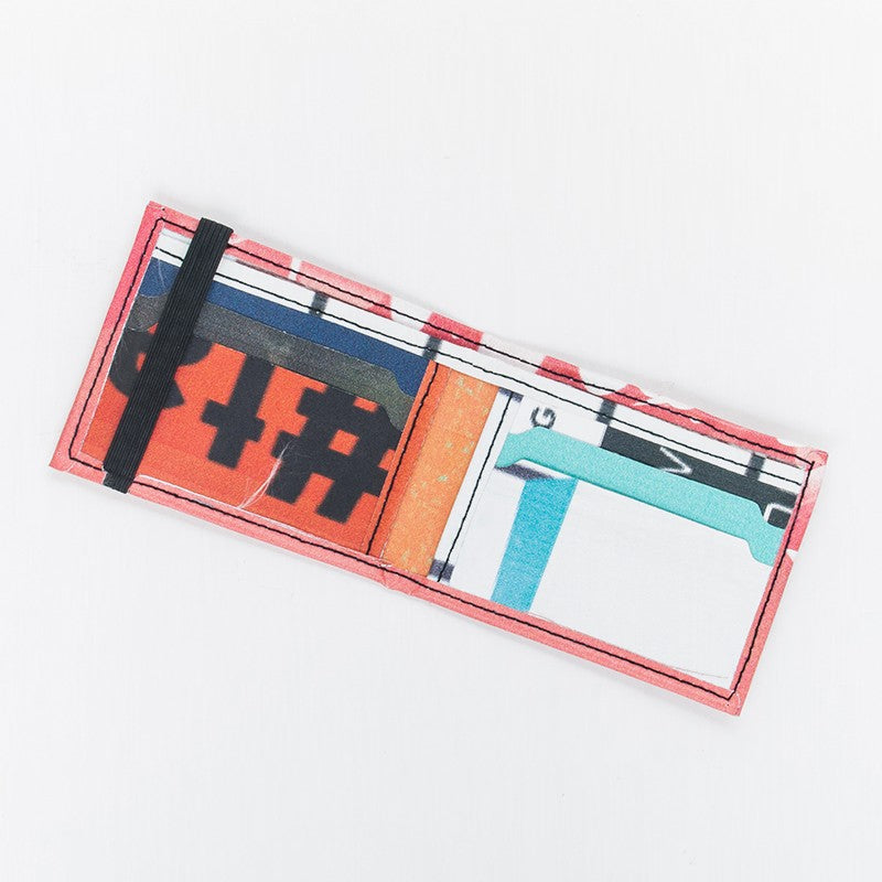 CARTERA VESKI FLORES ROJAS