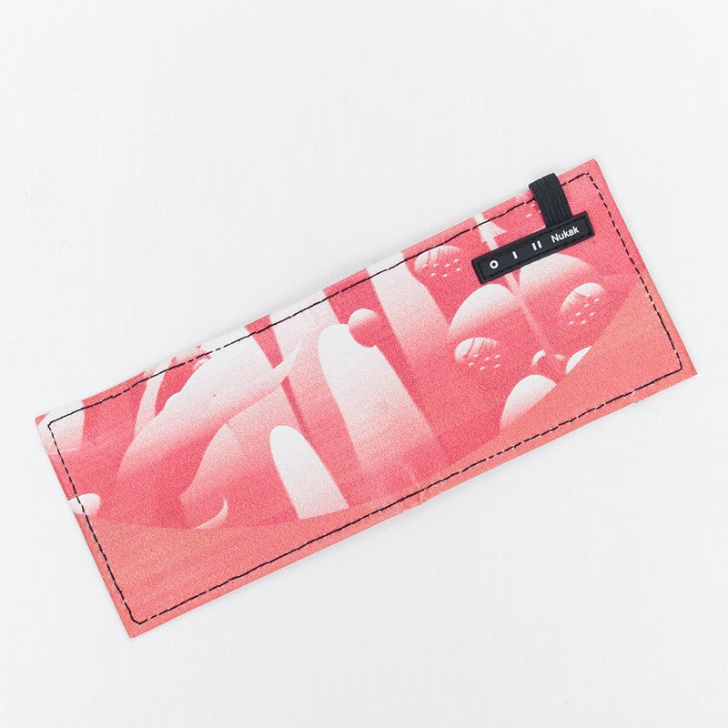 CARTERA VESKI FLORES ROJAS