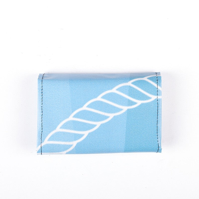CARTERA PEPPER AZUL LÍNEAS